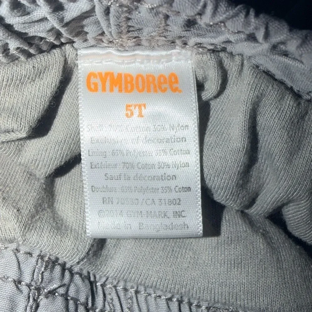 Lot of 4 Gymboree Boys Pull-On Lined Pants Size 5 Khaki Navy Gray Canvas Twill